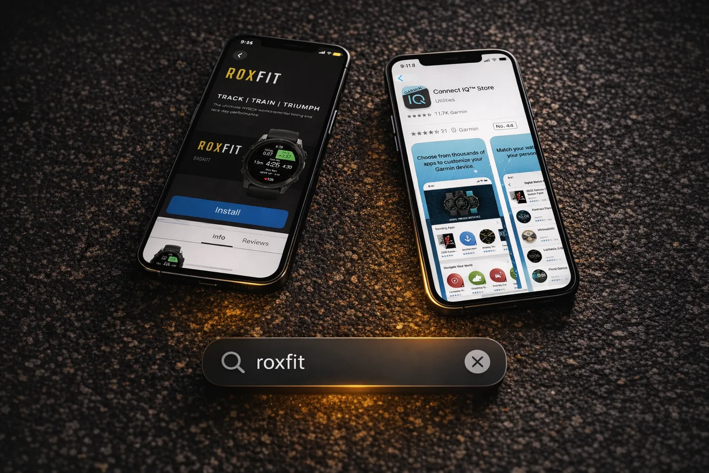 Connect IQ store with ROXFIT Data Field